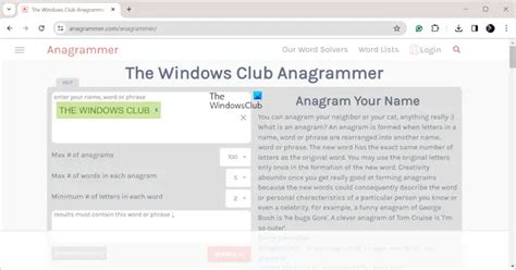 anagramer|anagram generator free.